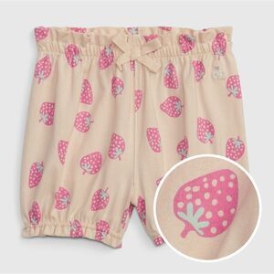 New With‎ Tags Gap Baby 100% Organic Cotton Size 0-3 Months Pull-On Shorts